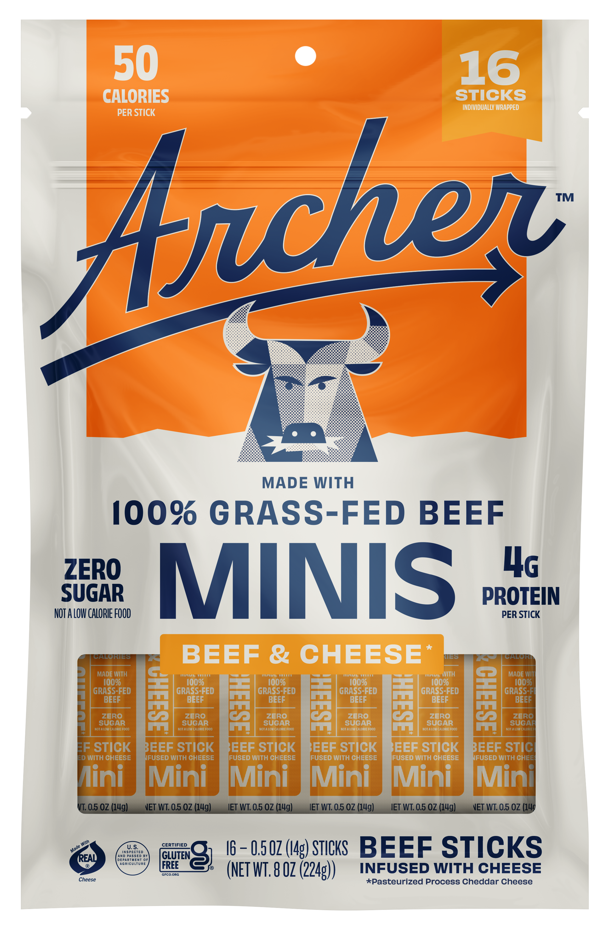 Beef & Cheese Mini Sticks