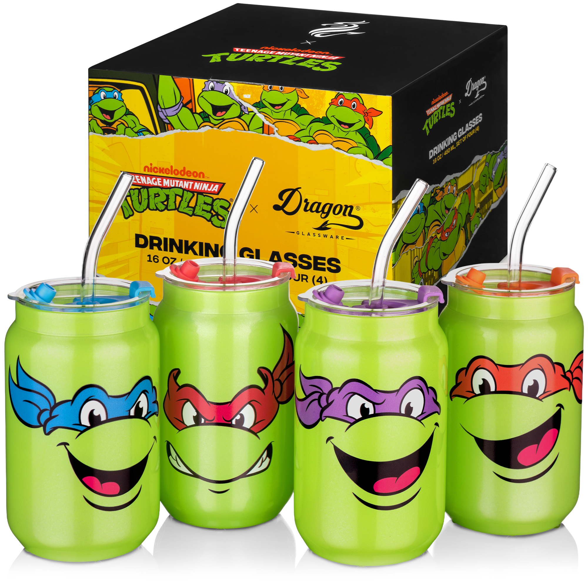 Teenage Mutant Ninja Turtles Drinking Glasses