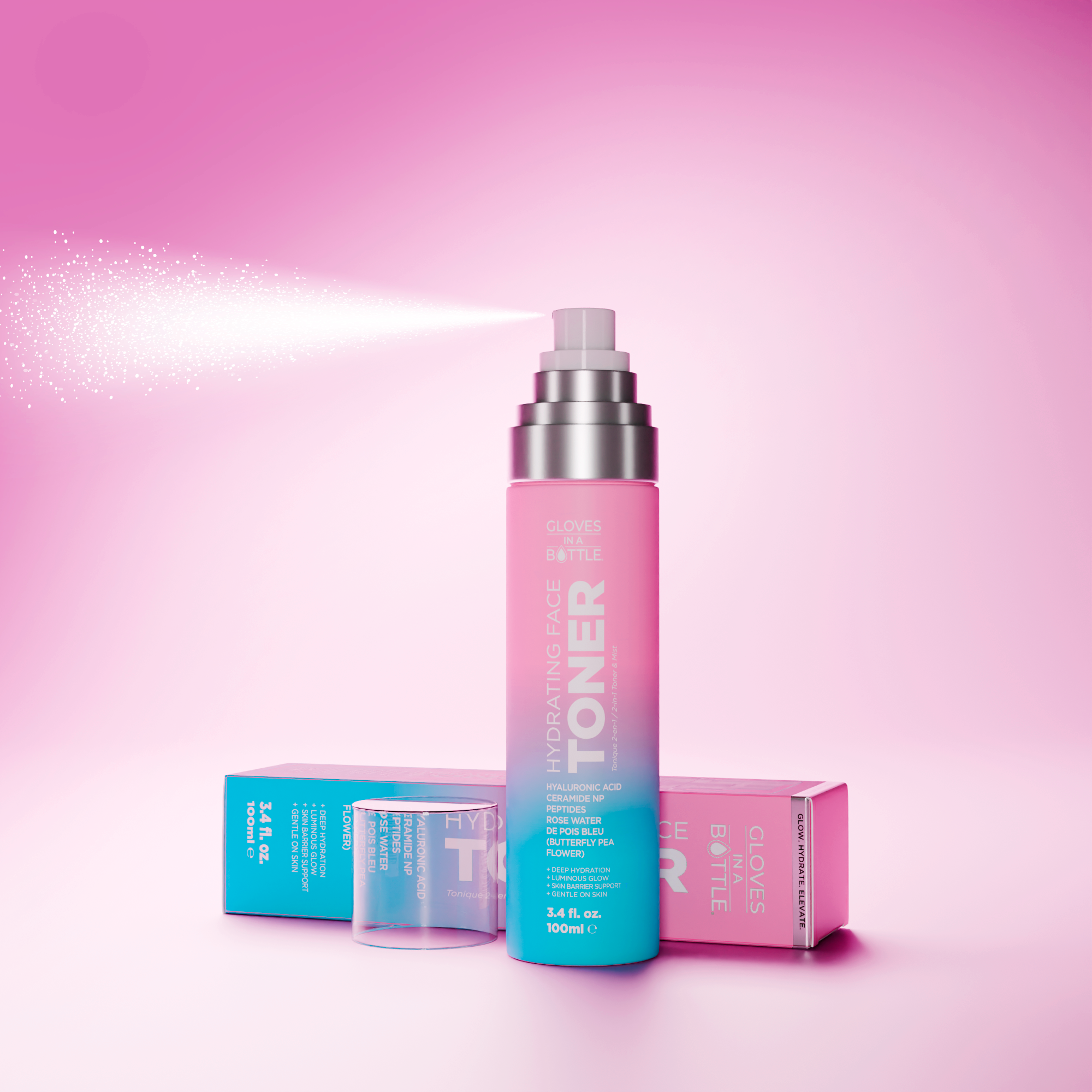 HYDRATING FACE TONER / 2-IN-1 TONER & MIST