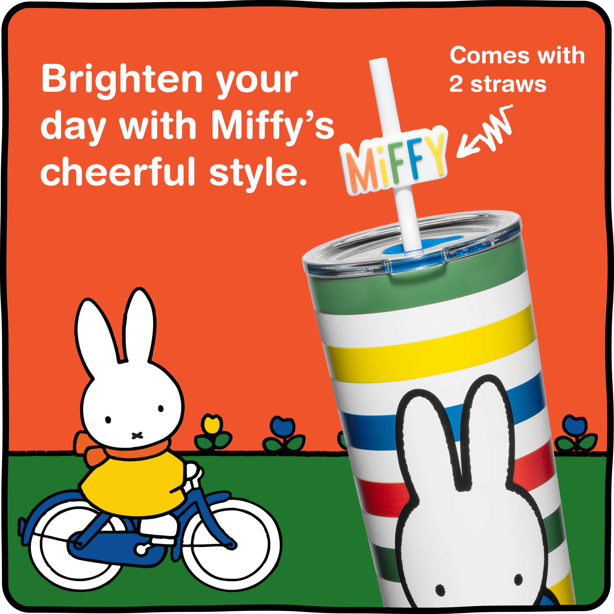 Miffy Stripes Tumbler