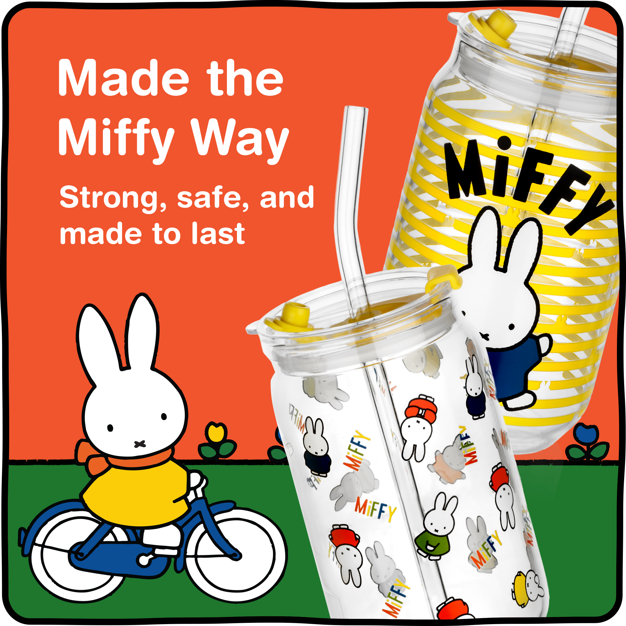 Miffy Iconic Drinking Glasses
