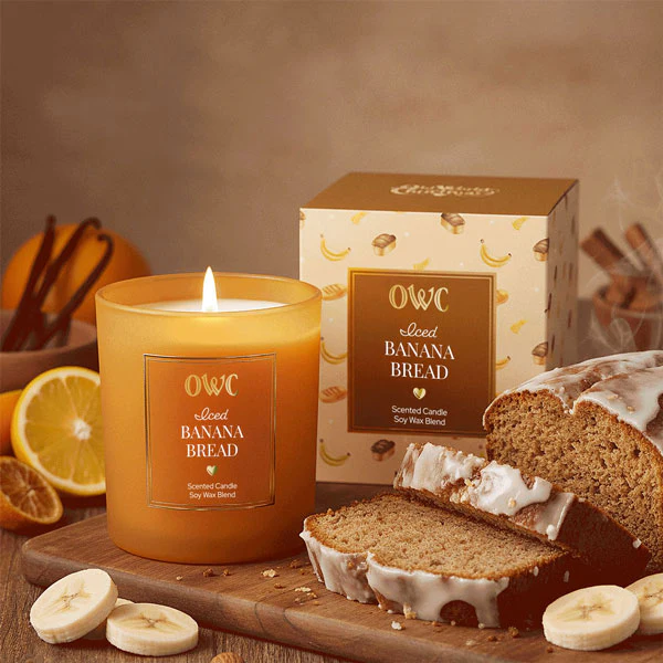 Iced Banana Bread Candle