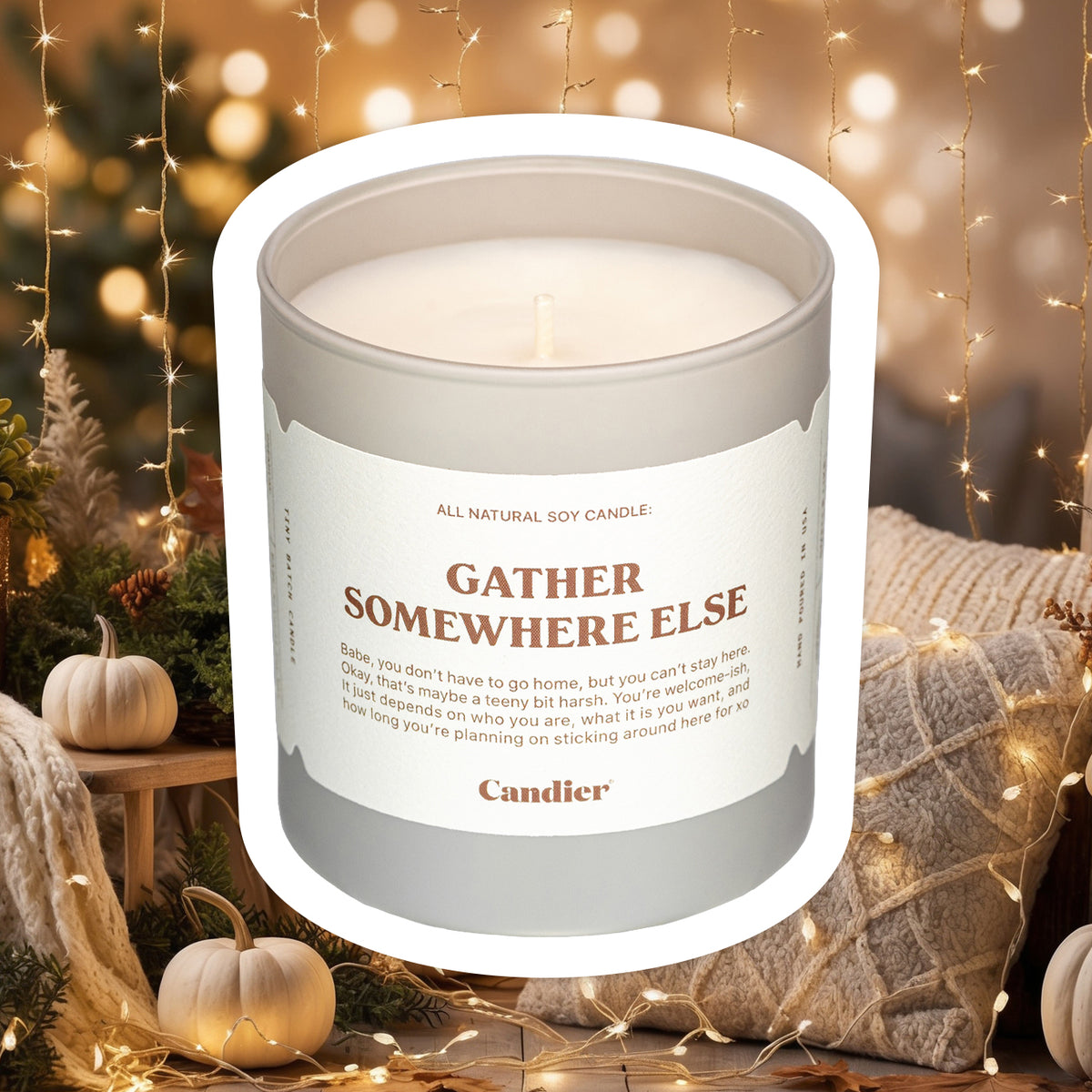 GATHER SOMEWHERE ELSE CANDLE