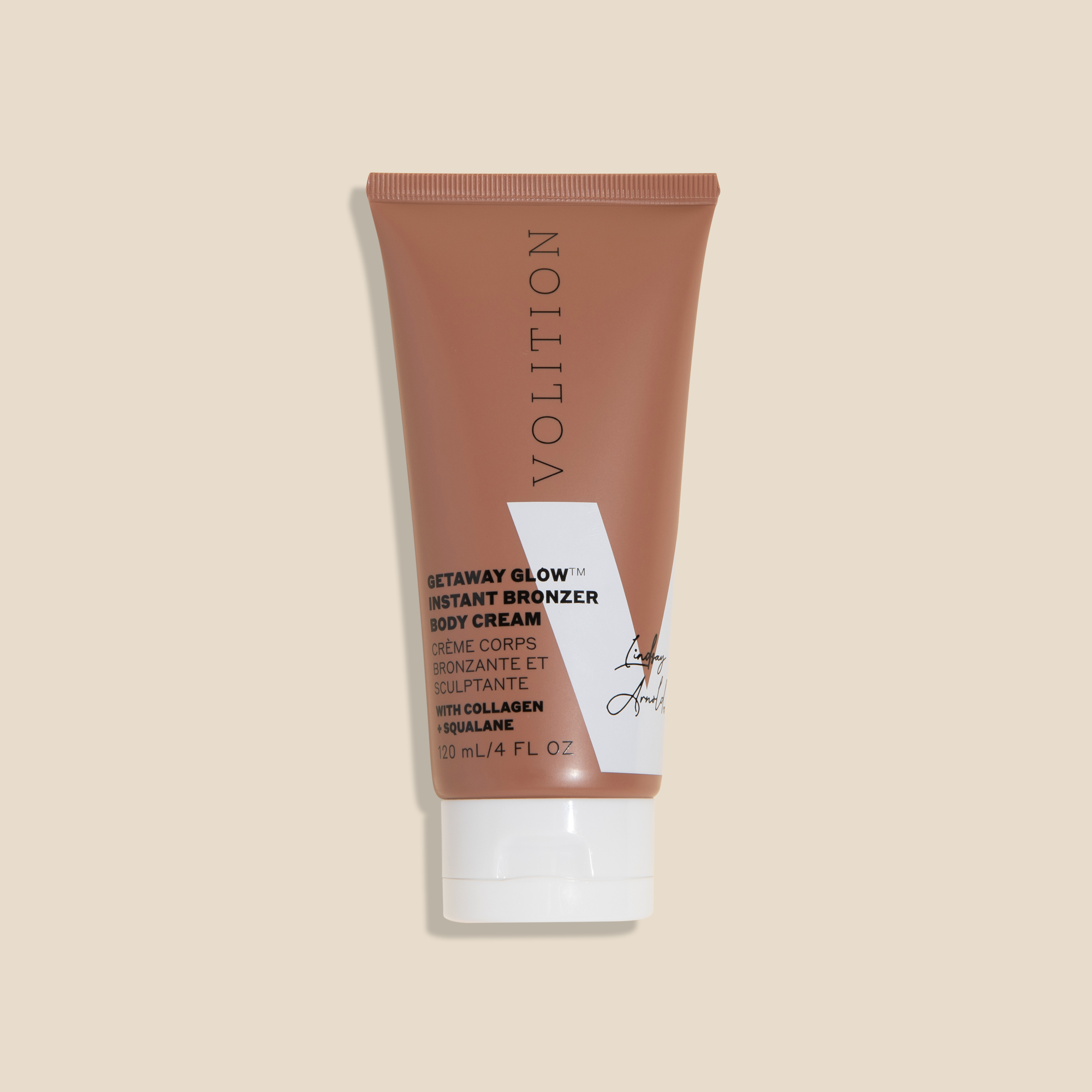 Getaway Glow Instant Bronzer Sculpting Body Cream with Vegan Collagen + Vegan Squalane