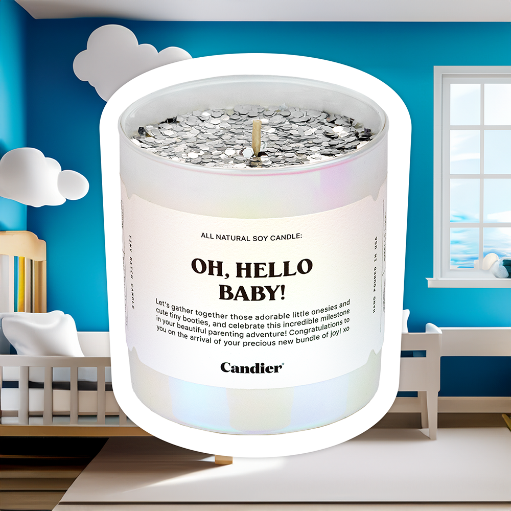 OH HELLO BABY CANDLE