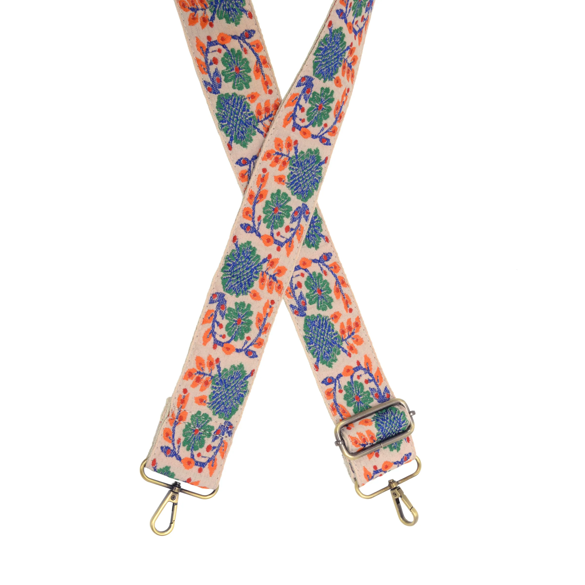 Daisy + Globe Flower Guitars Strap
