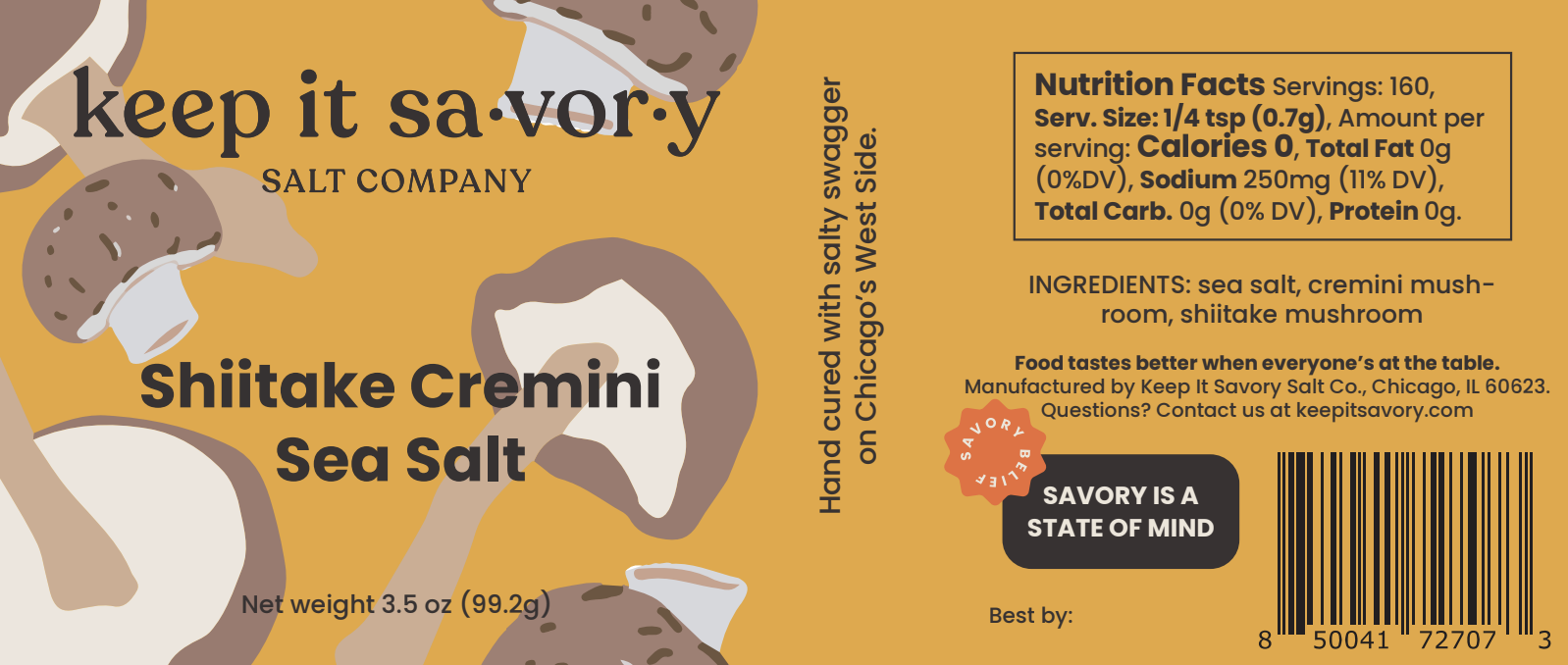 Shiitake Cremini Sea Salt