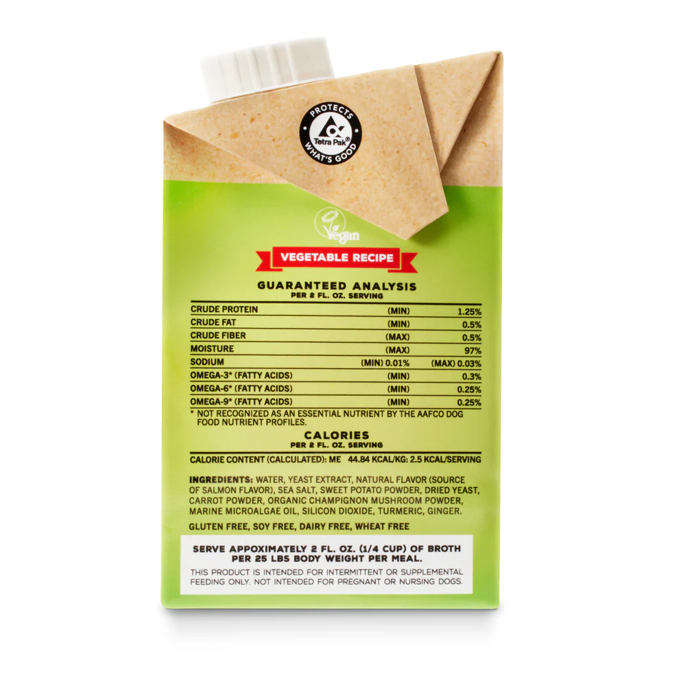 Mini Skin & Coat Formula - Vegetable Broth