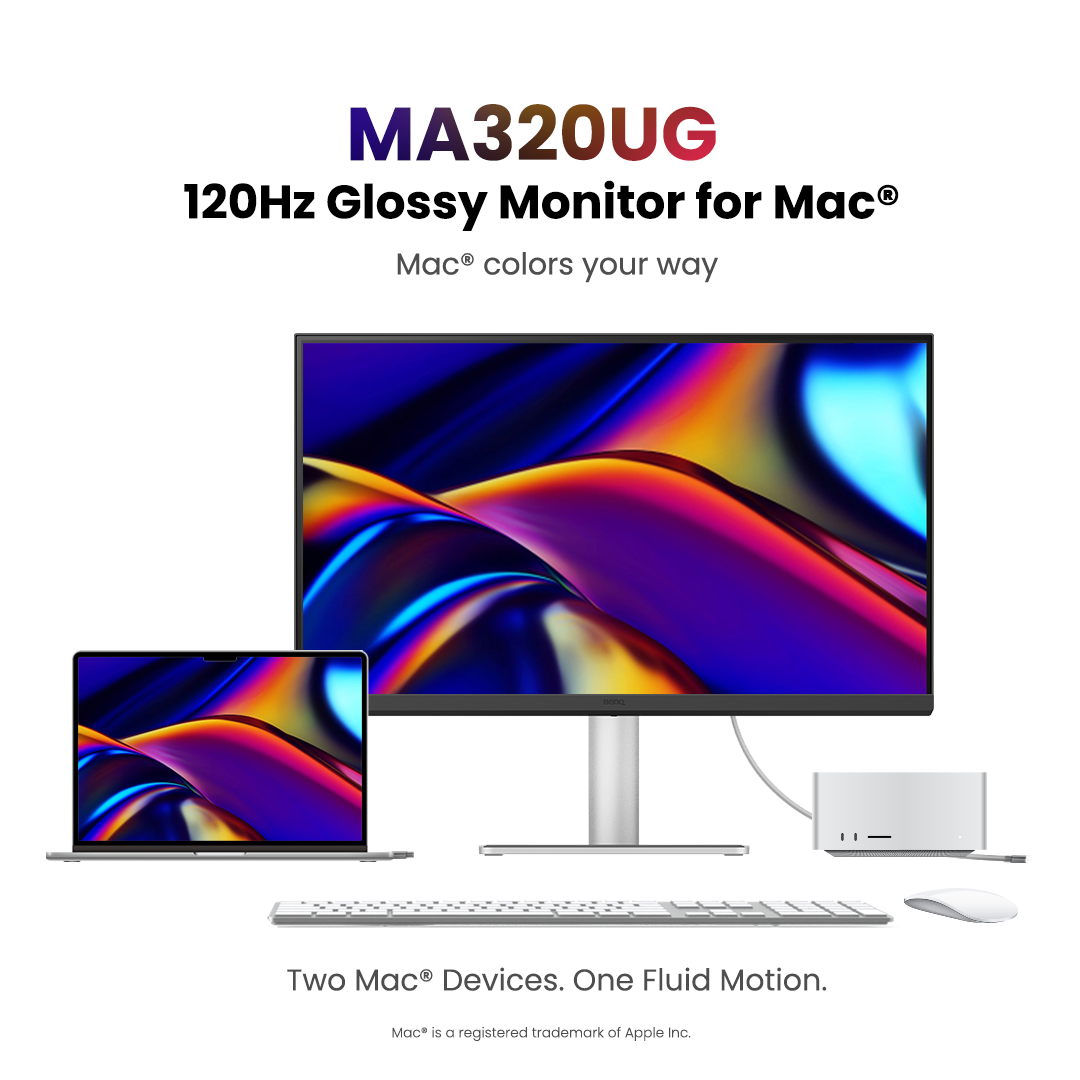 BenQ Introduces New 120Hz Glossy Monitor Designed for Mac Users