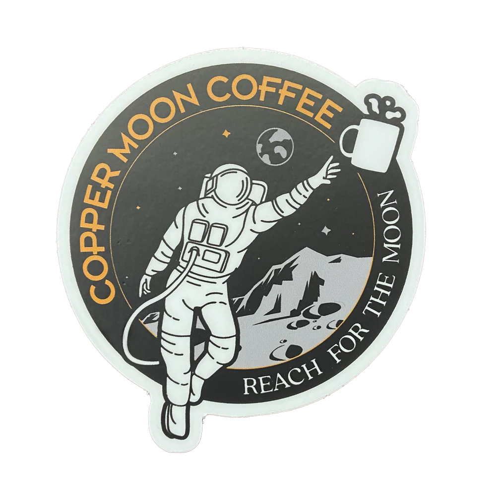 Rocketman "Reach for the Moon" Sticker