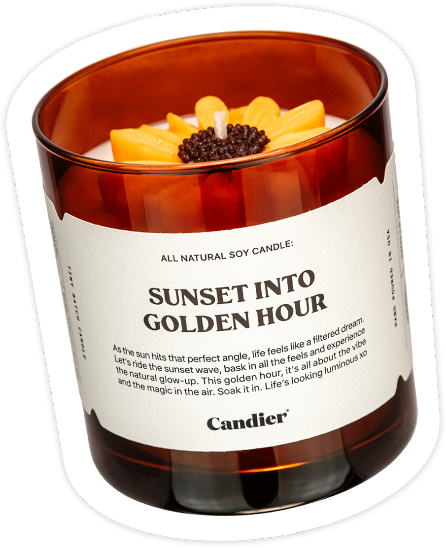 SUNSET INTO GOLDEN HOUR CANDLE