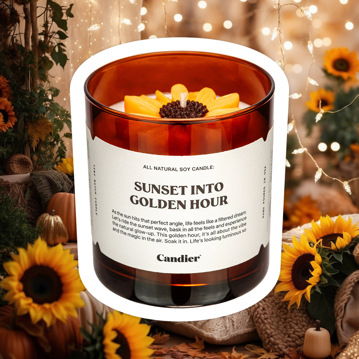 SUNSET INTO GOLDEN HOUR CANDLE