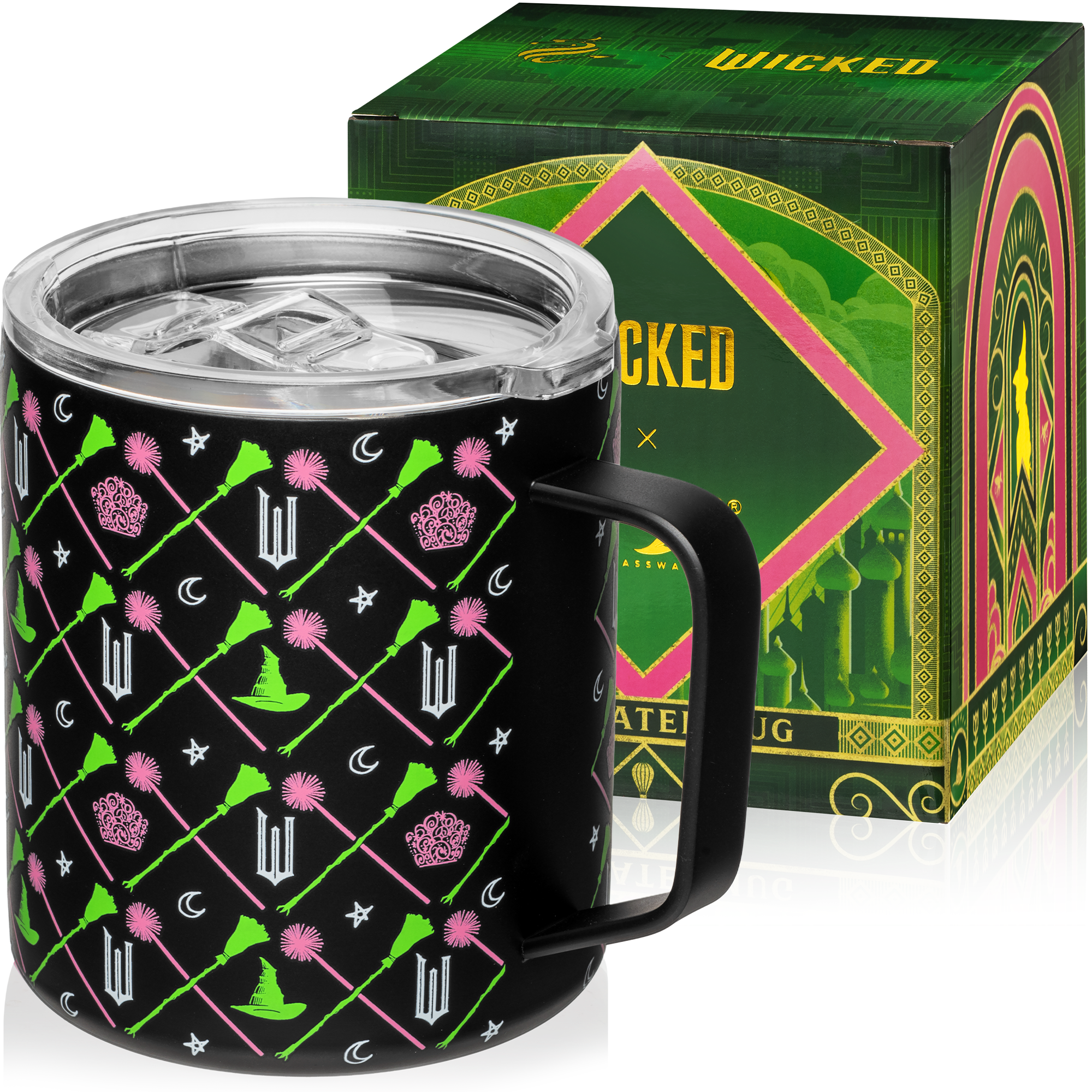 Wicked Black Stainless Steel Camp Mug