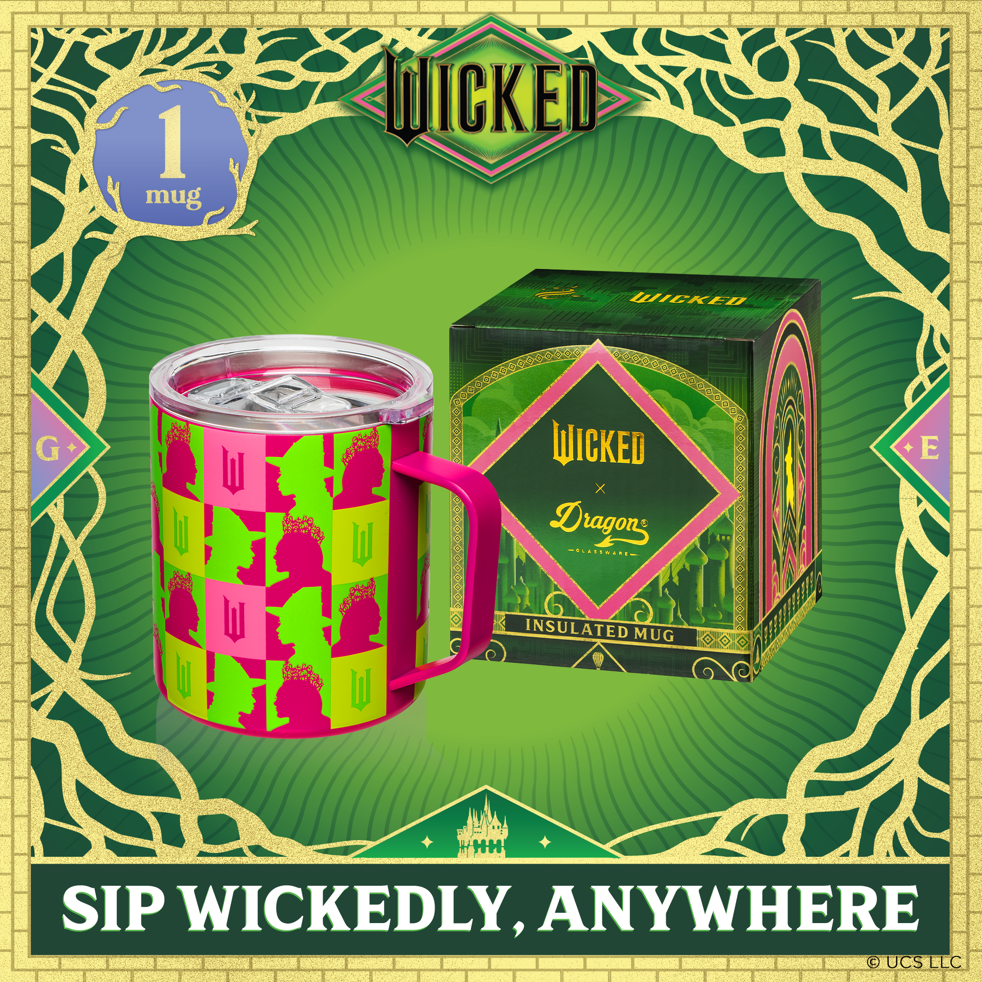 Wicked Pink Stainless Steel Camp Mug