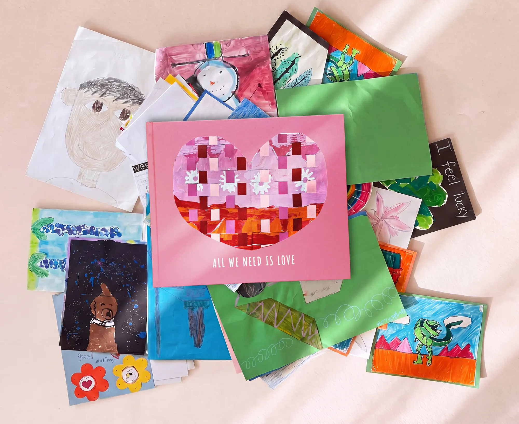 Custom Hardcover Photo Book From Your Kids' Art