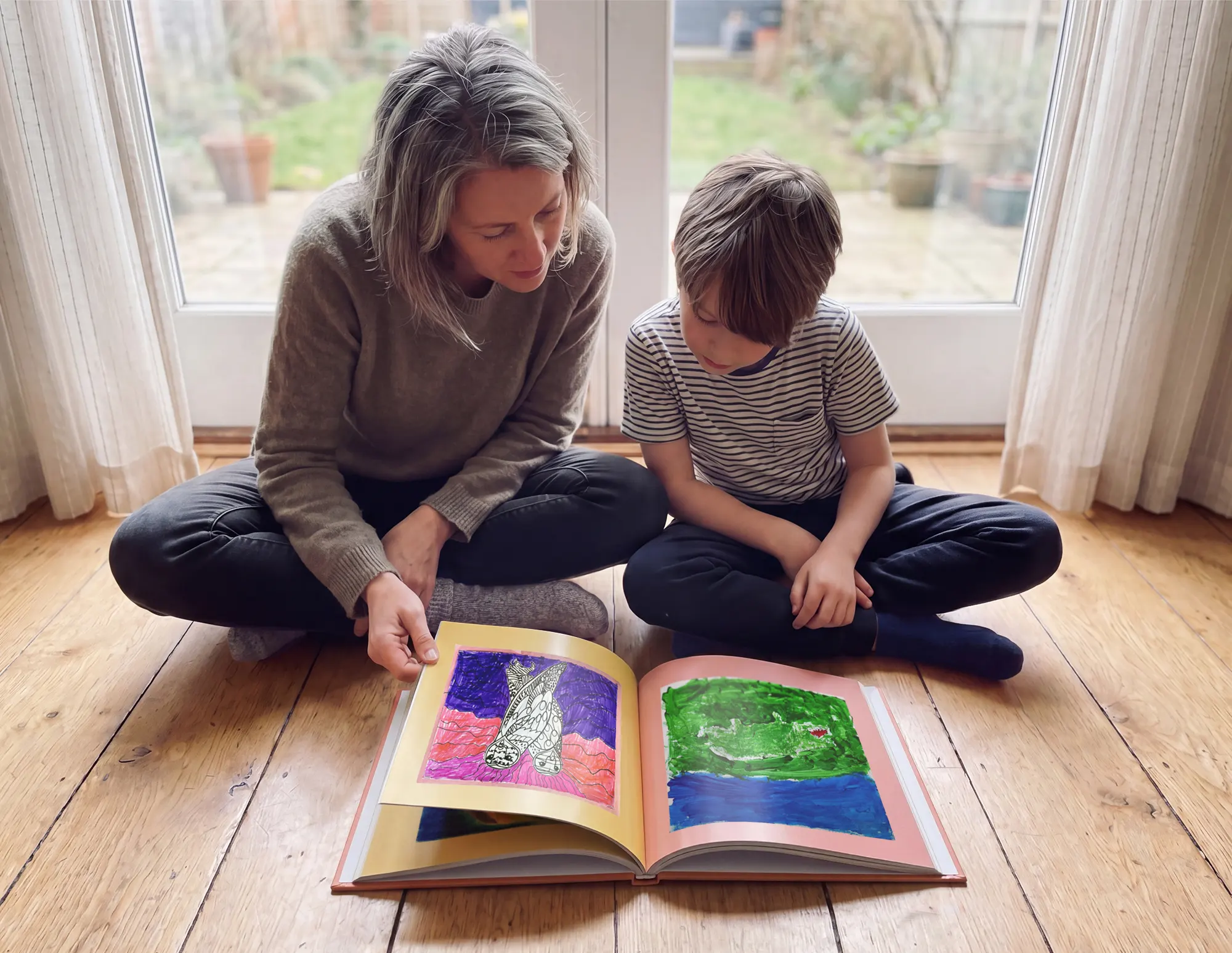 Custom Hardcover Photo Book From Your Kids' Art