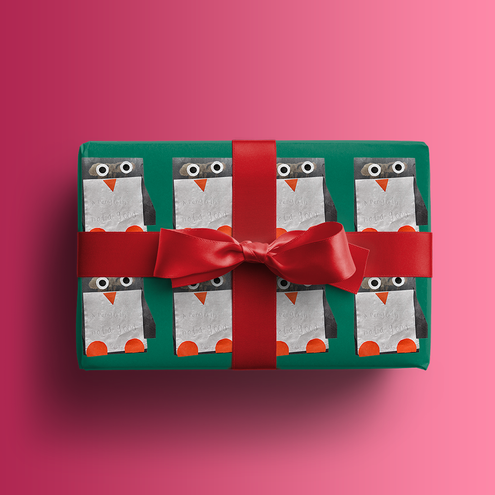 Kids' Art Gift Wrap