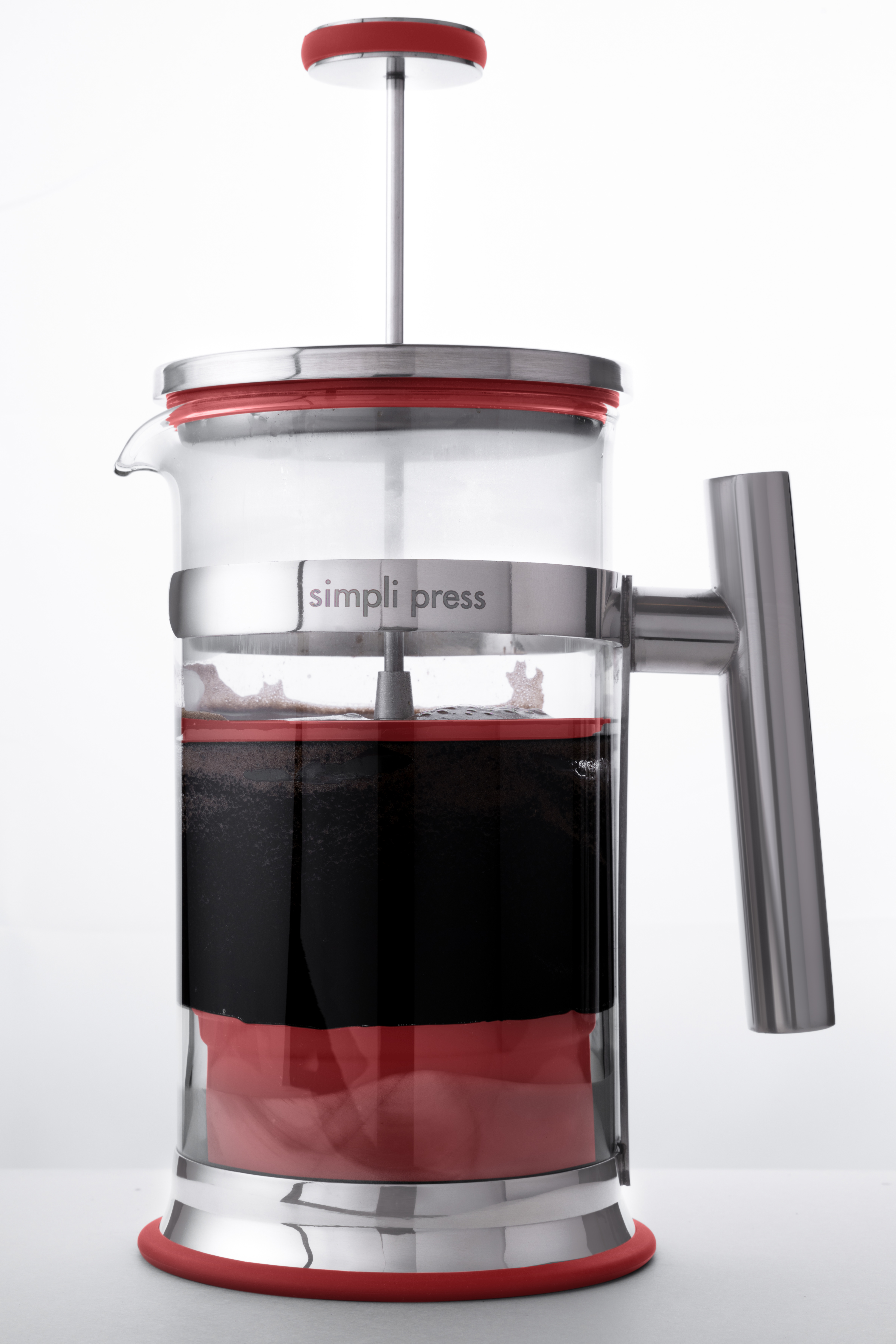 Simpli Press French Press - Red